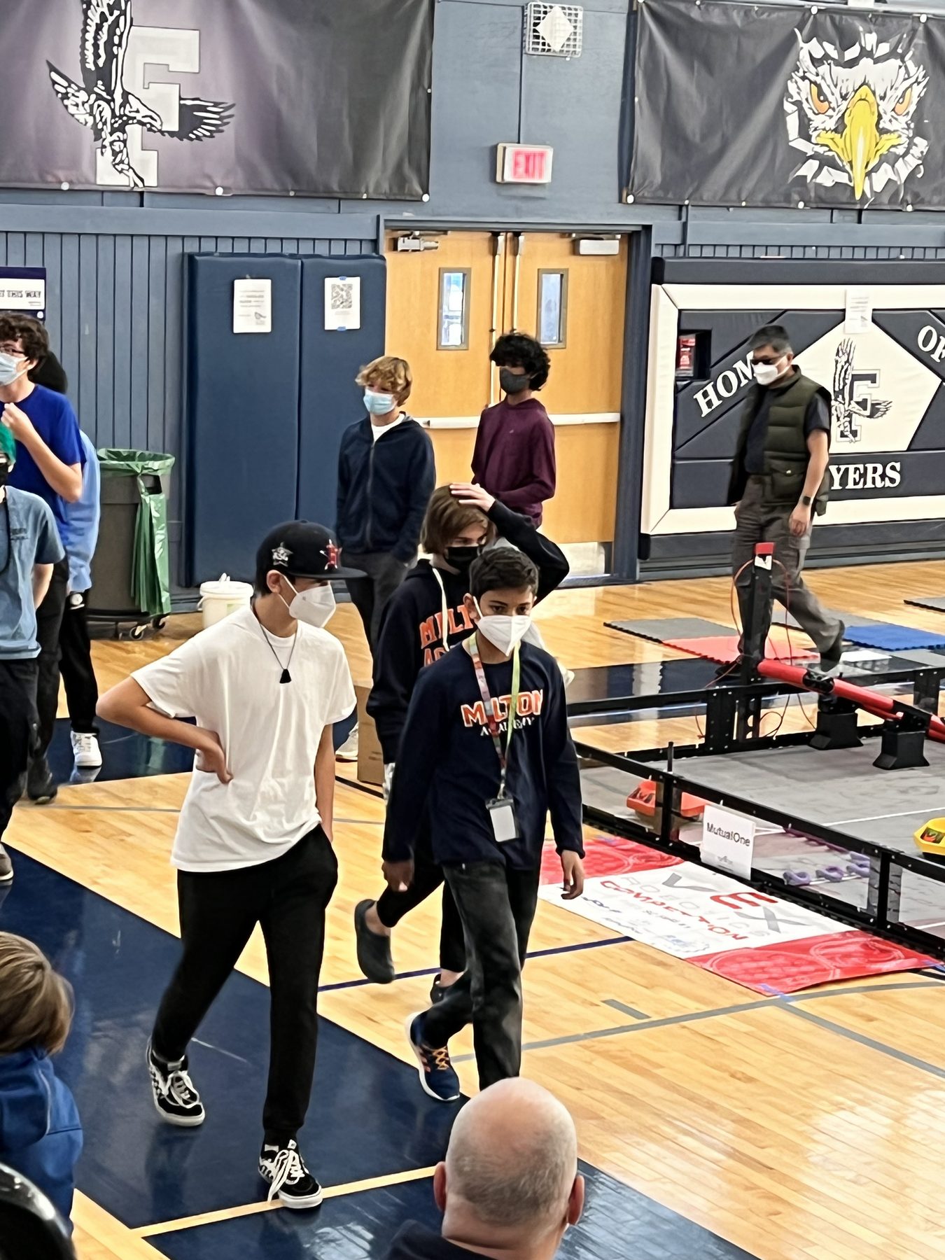 Regional competition floor