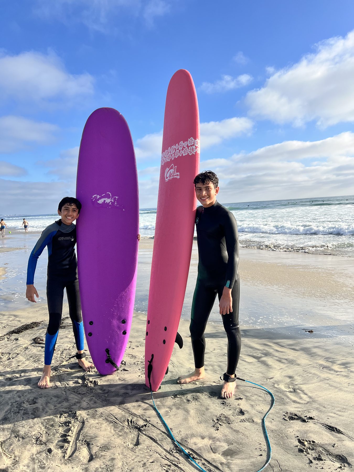 Me surfing