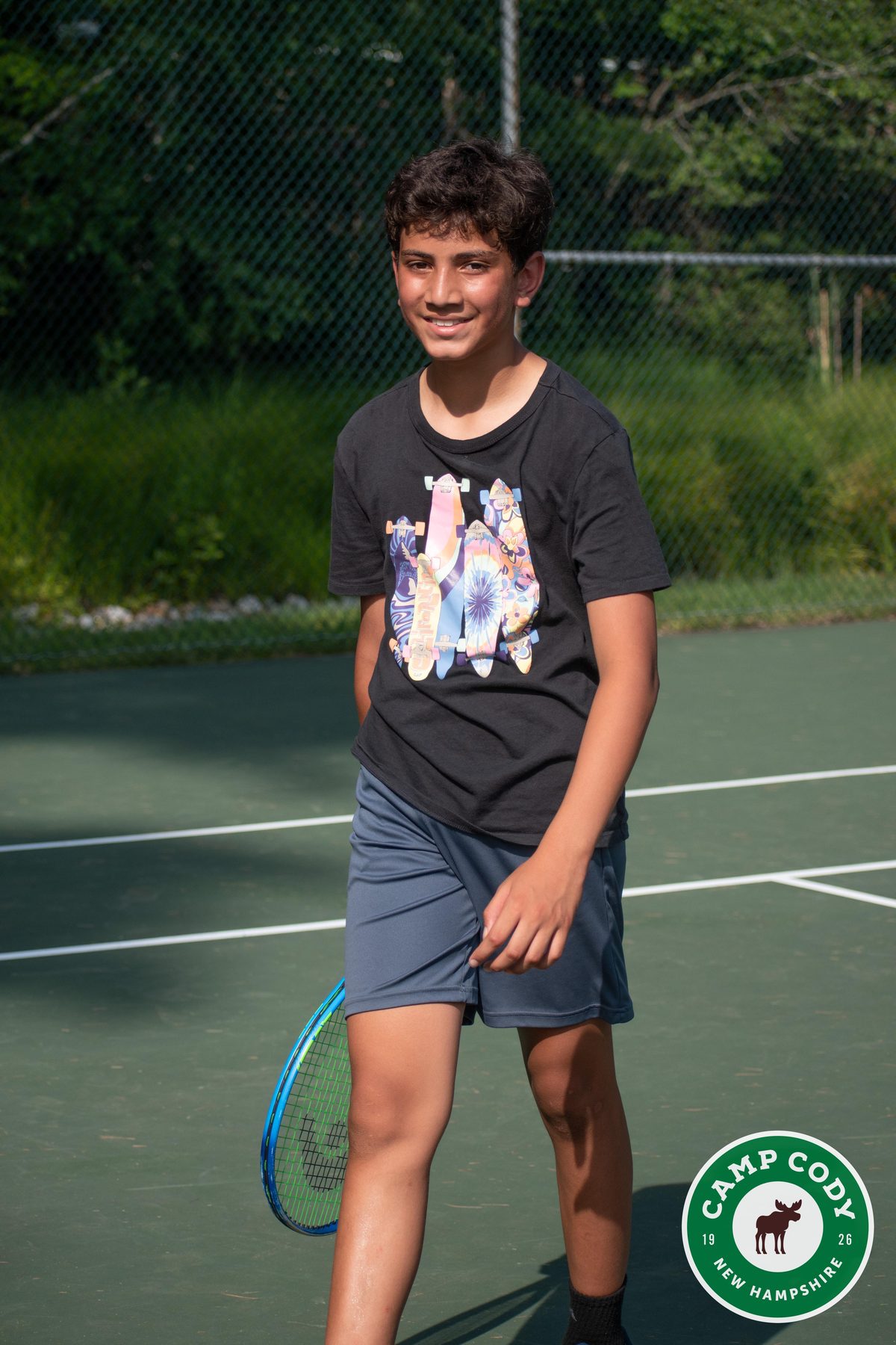 Me on the tennis court